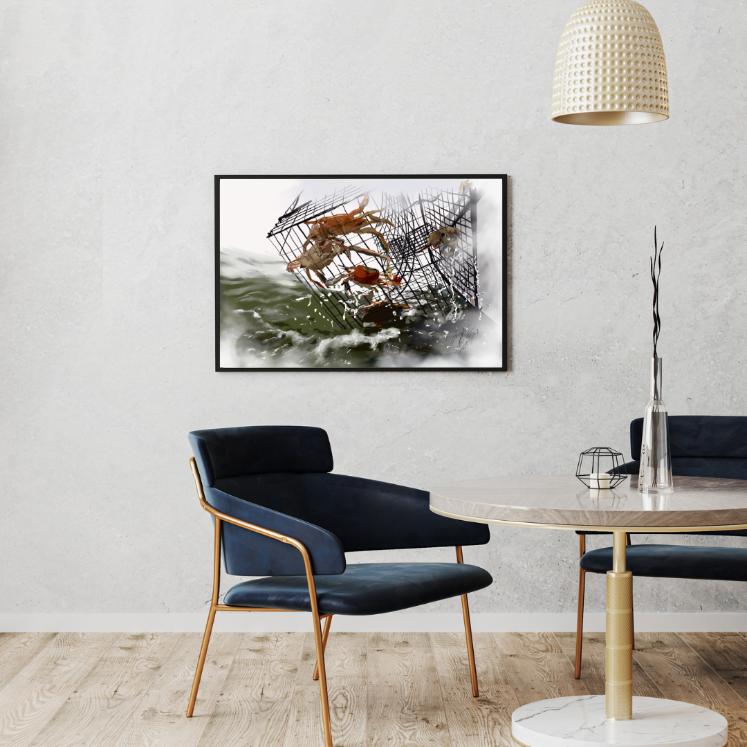 Another Day At Sea - 16 x 20 Framed Print