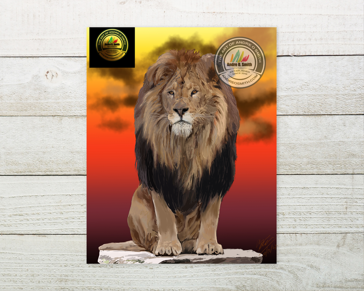 Majesty of the Lion - 8 x 10 Open Edition Print
