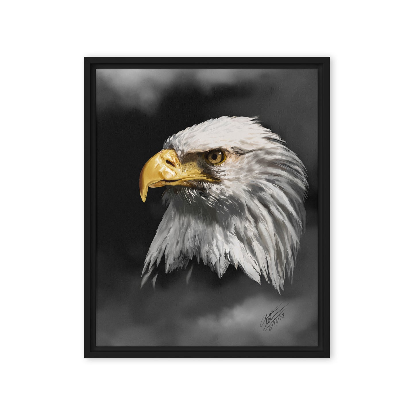 Mystic Eagle - Framed Canvas