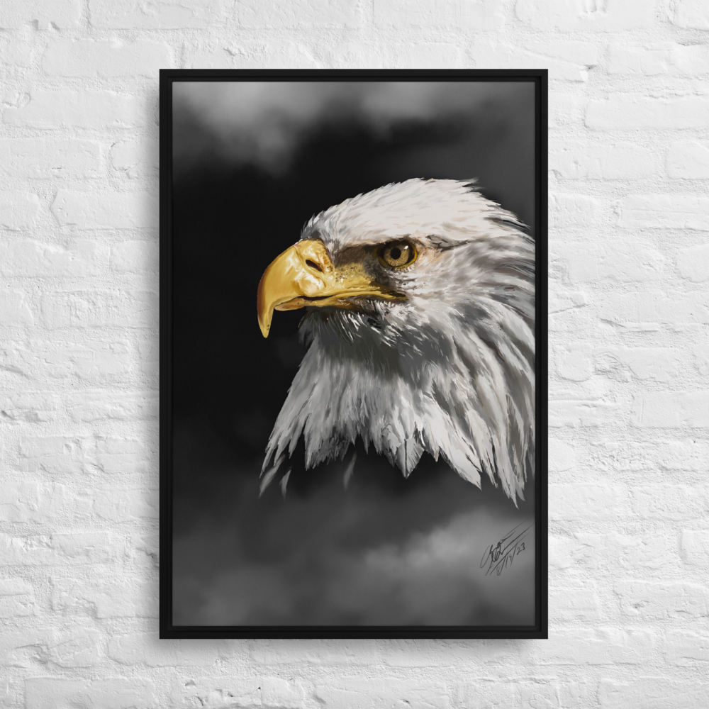 Mystic Eagle - Framed Canvas