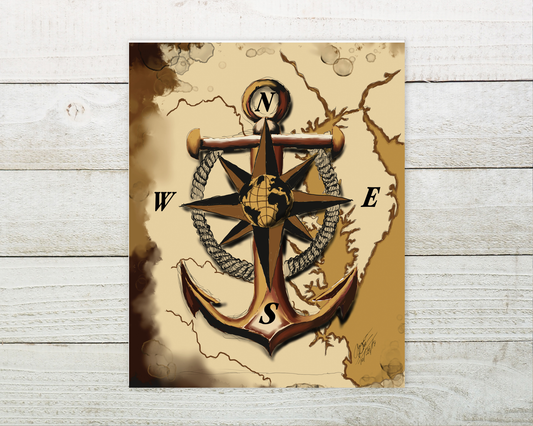 Nautical Star - 8 x 10 Open Edition Print