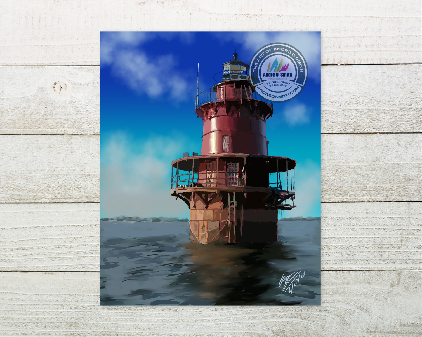 Newport News Lighthouse - 8 x 10 Open Edition Print