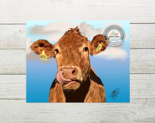 The Cow - 8 x 10 Open Edition Print