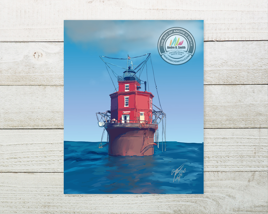 Wolf Trap Lighthouse - 8 x 10 Open Edition Print