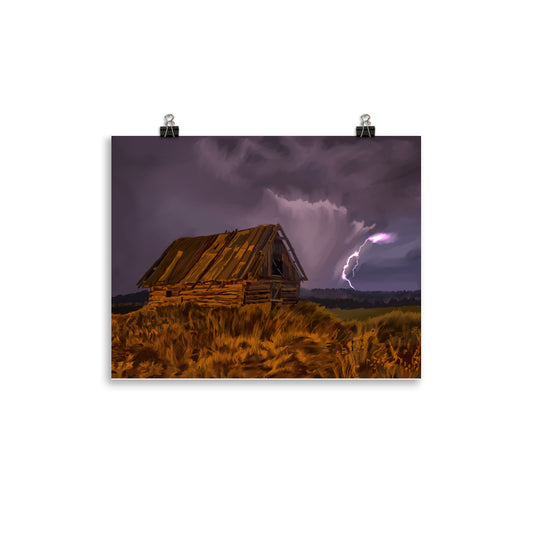Abandoned In The Storm - Open Edition Print