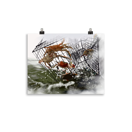 Another Day At Sea (Crab Pot) - Open Edition Print