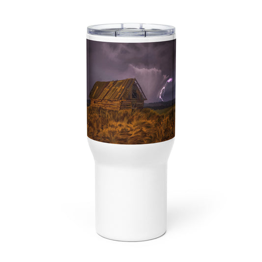 Abandoned In The Storm - Travel mug with a handle